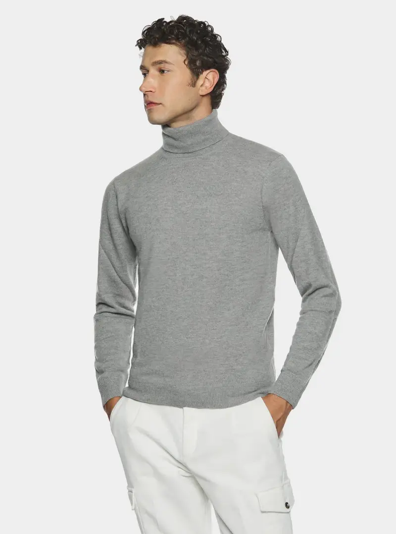 Dolcevita in lana e cashmere