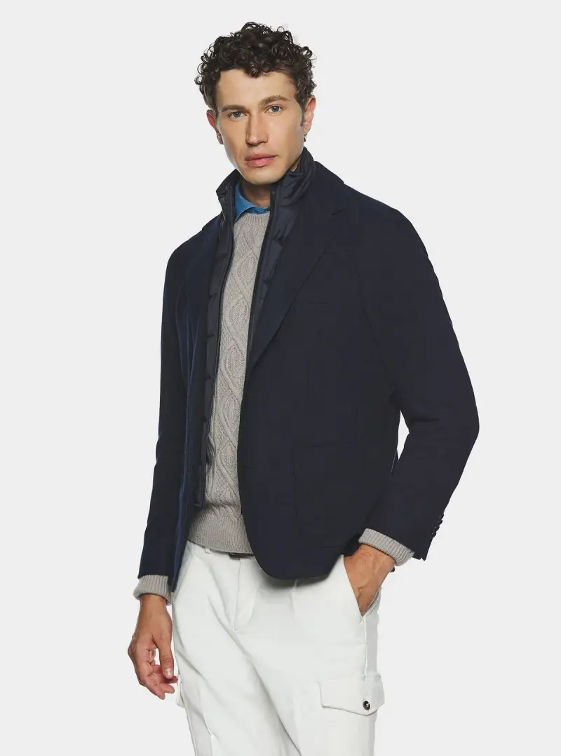 Giacca in Jersey con pettorina