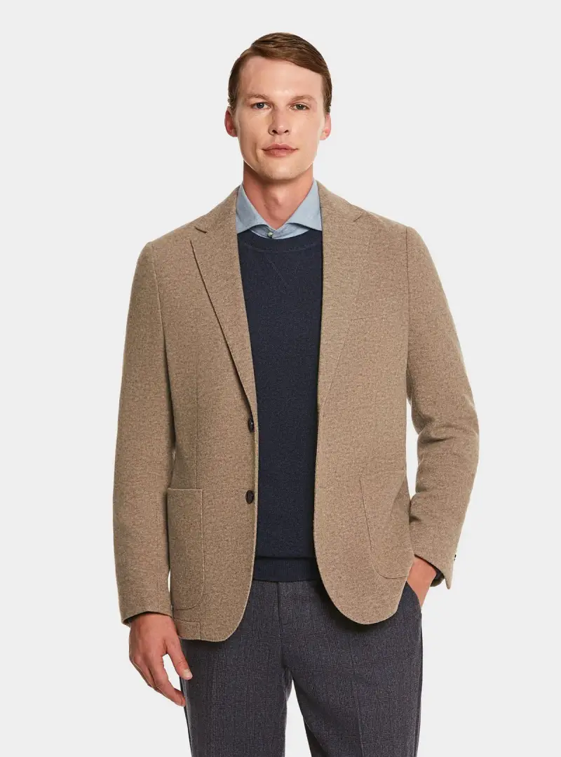 Giacca in maglia in misto lana