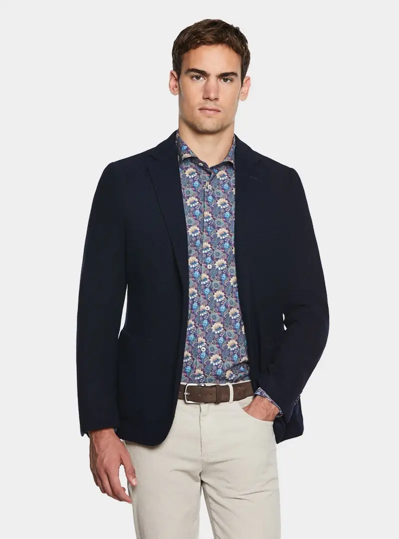 Giacca in maglia in misto lana