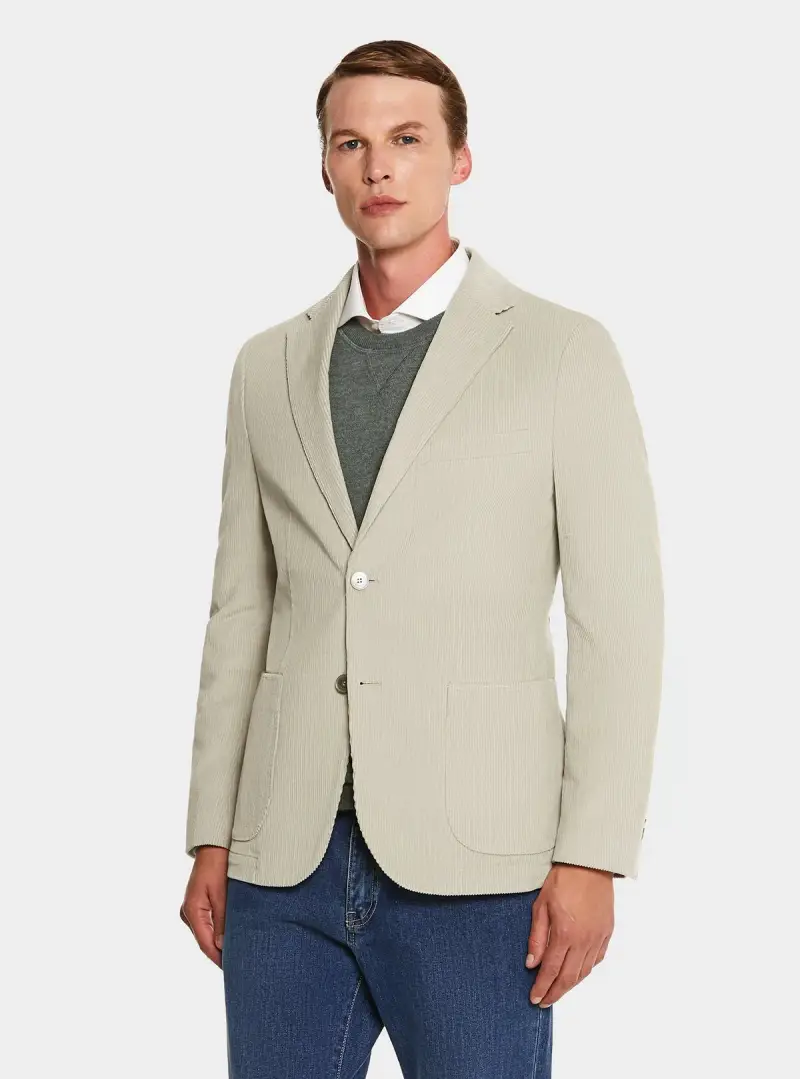 Giacca in velluto a coste in puro cotone