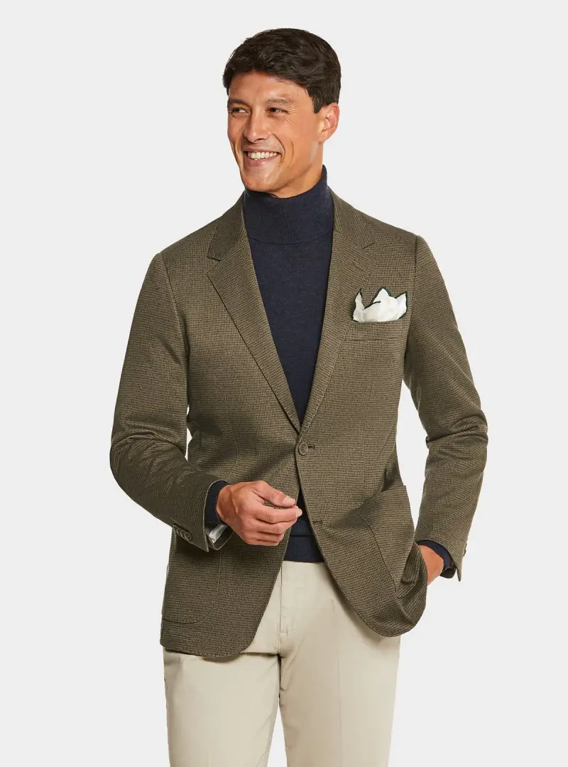 Giacca monopetto pied de poule