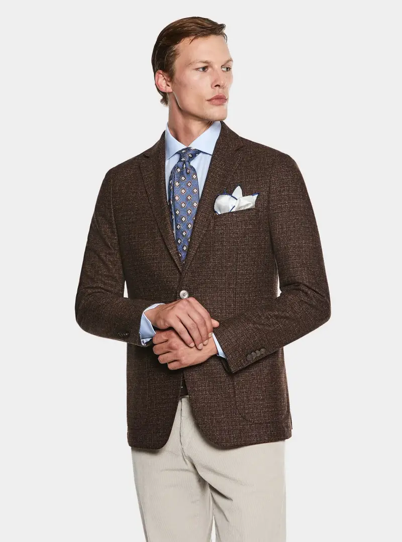 Giacca operata in lana