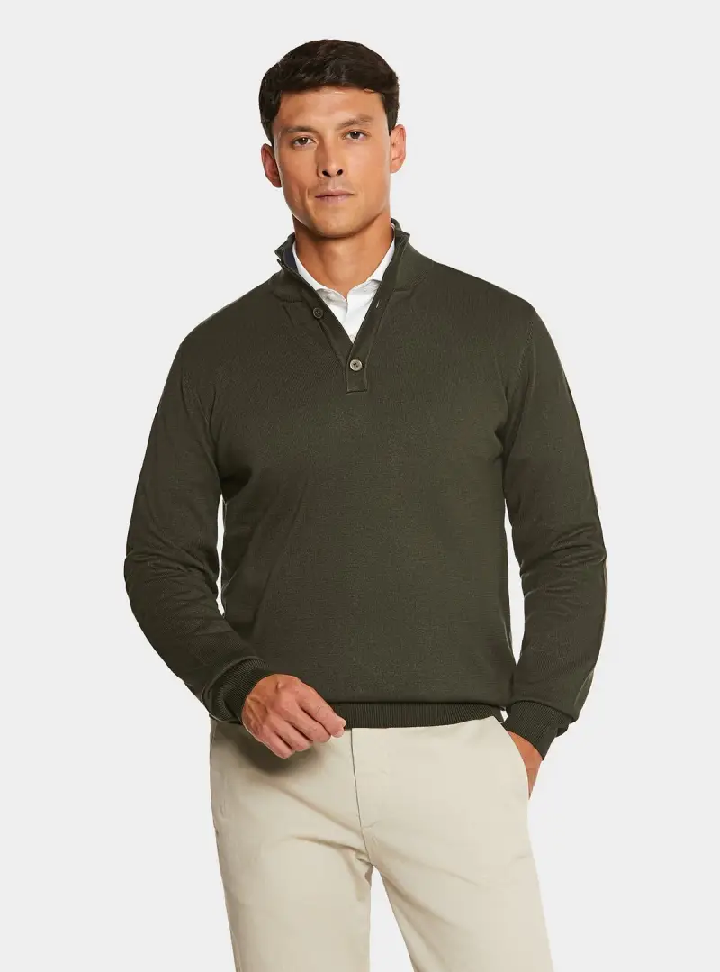 Maglia con bottoni finezza 12