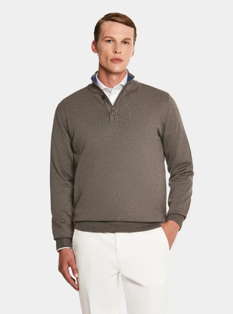 Maglia con bottoni finezza 12