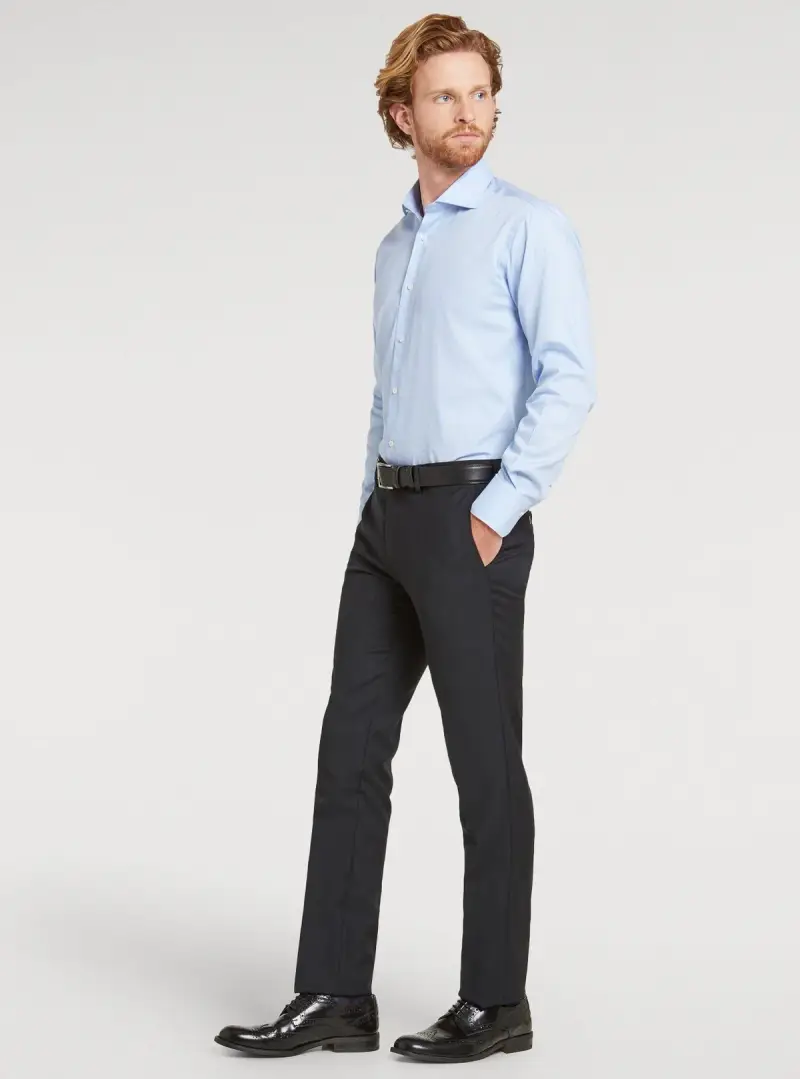 Pantalone misto lana elastico