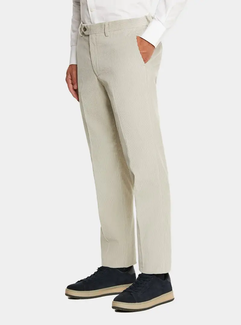 Pantalone tasca america in velluto a coste in puro cotone