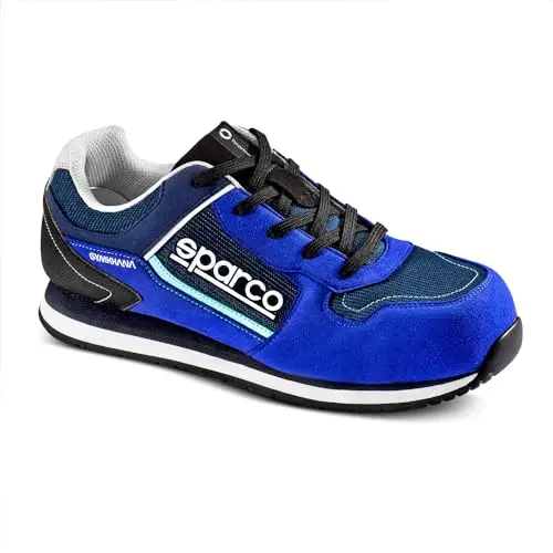 Sparco - Gymkhana Lando - Calzatura di Sicurezza S1P-SRC - Stile Sneakers - Scarpe Antinfortunistiche Leggere - Metal miniatura 2