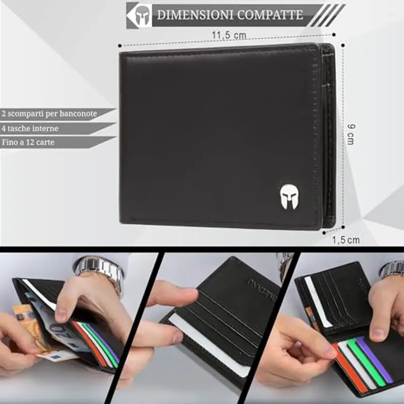 SPARTANO Portamonete Uomo 1597402 miniatura 3