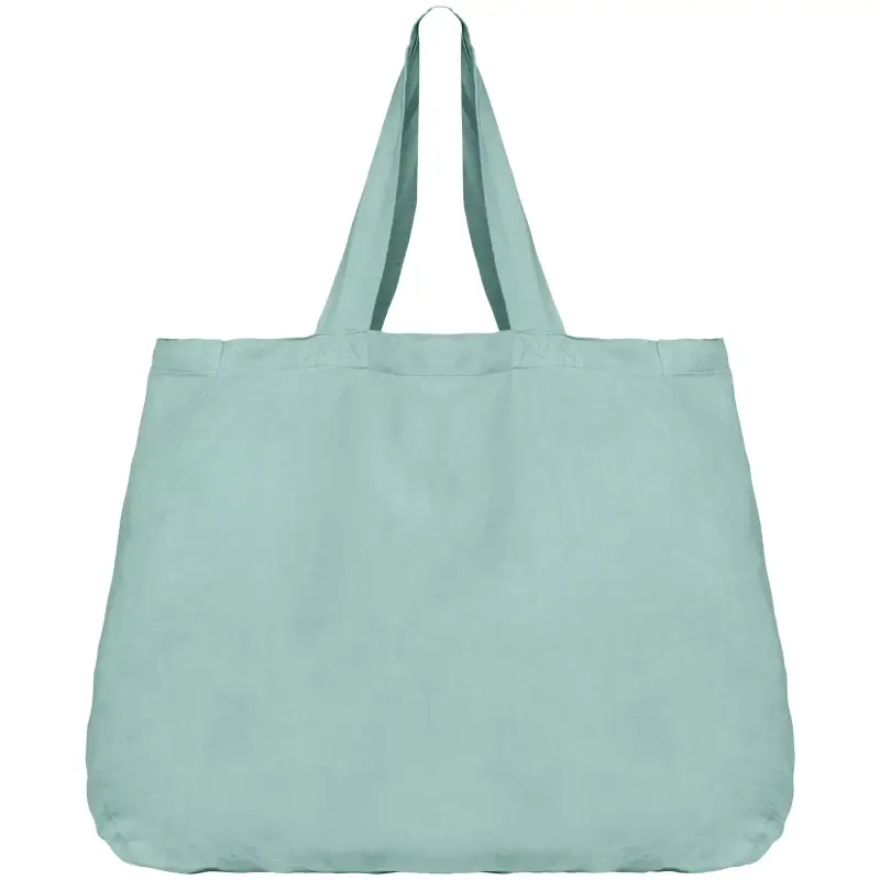 Borsa da spiaggia in lino donna Spasso