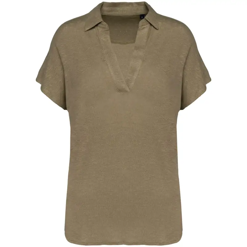 Polo donna in lino Spasso