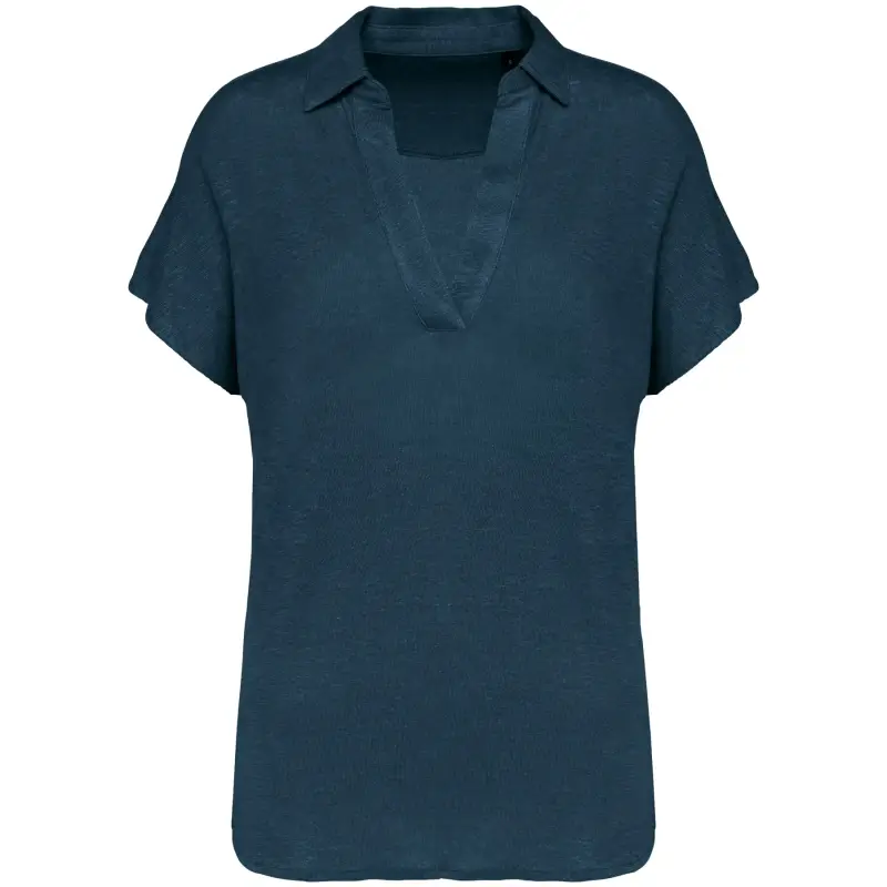 Polo donna in lino Spasso