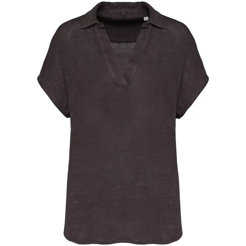 Polo donna in lino Spasso