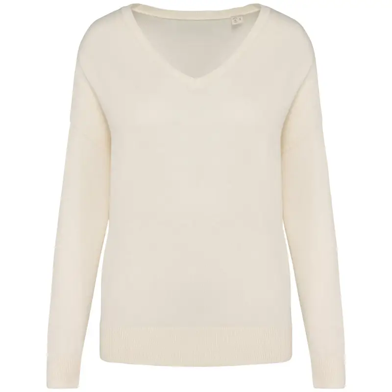 Pull col V ecologico in lyocell donna Spasso