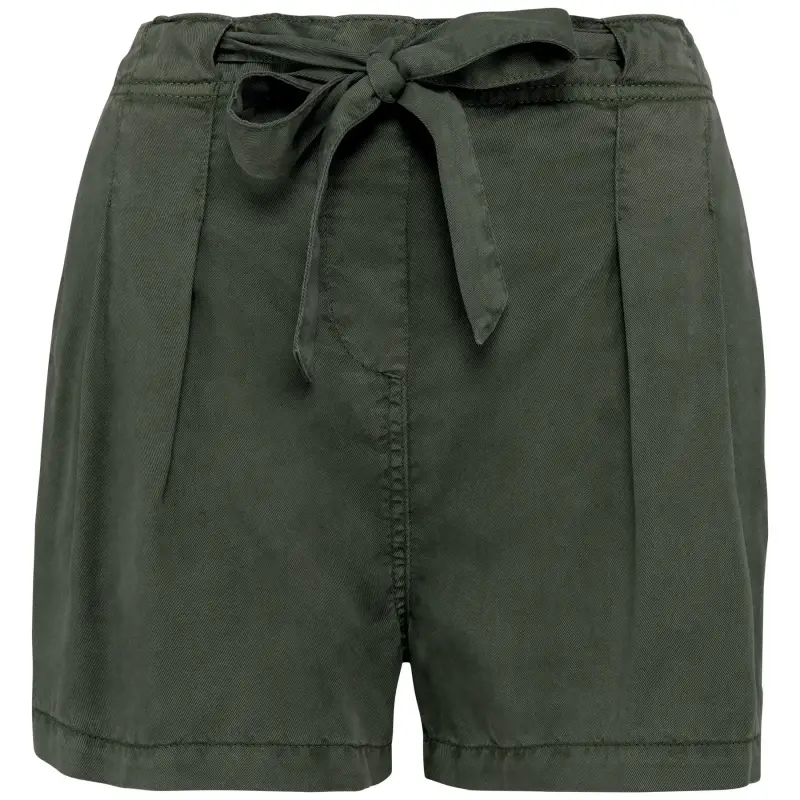 Short ecologico lavato in lyocell donna Spasso