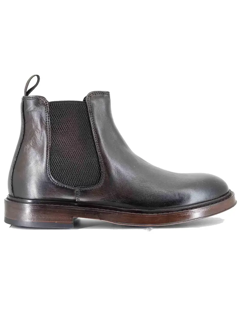 Chelsea boot in pelle marrone con suola cucita Uomo SP2052L 014