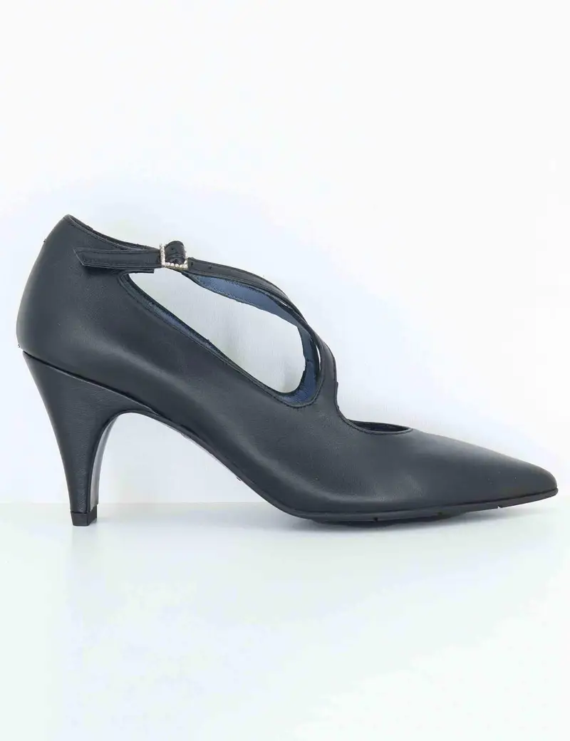 Decollete in pelle nera Donna SP2311 001