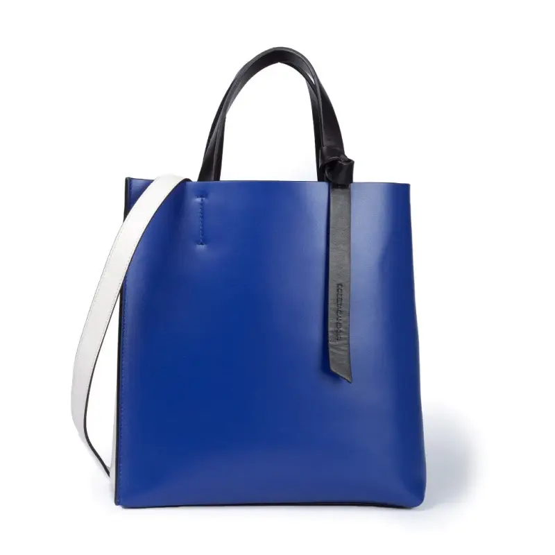 Borse Cinzia Handbag in pelle blu