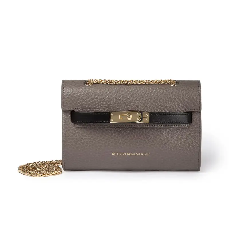 Borse donna Frida in pelle taupe