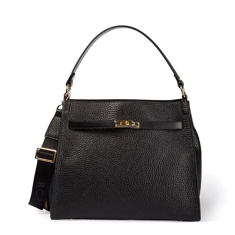 Borse donna Frida Satchel in pelle nera