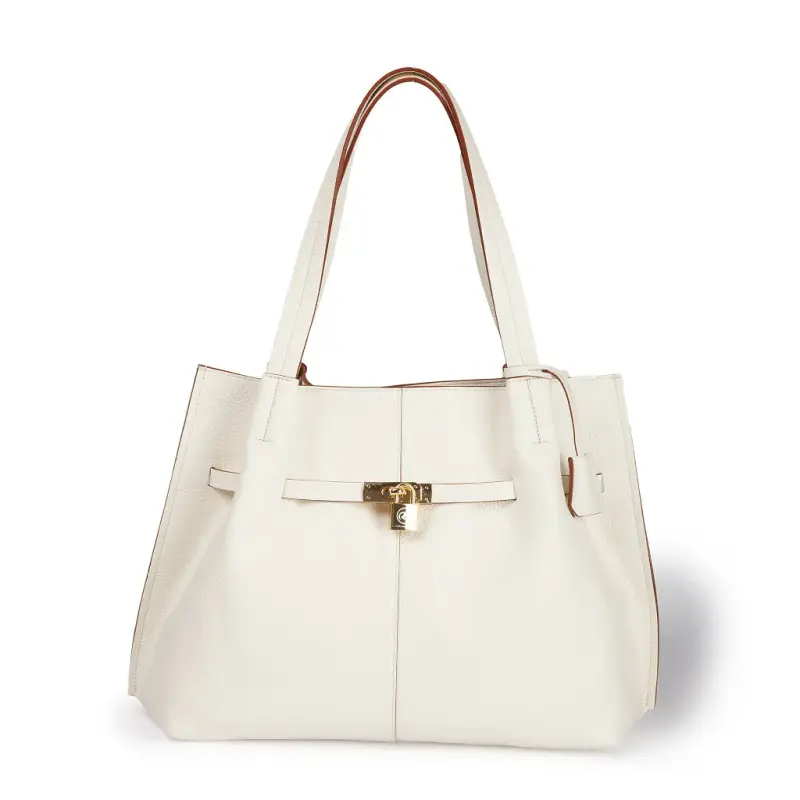 Borse donna Giorgia in pelle bianca