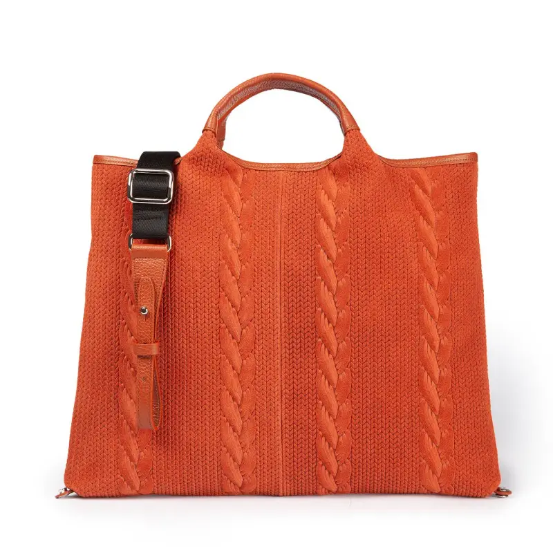 Borse donna Joy Suede in pelle rossa