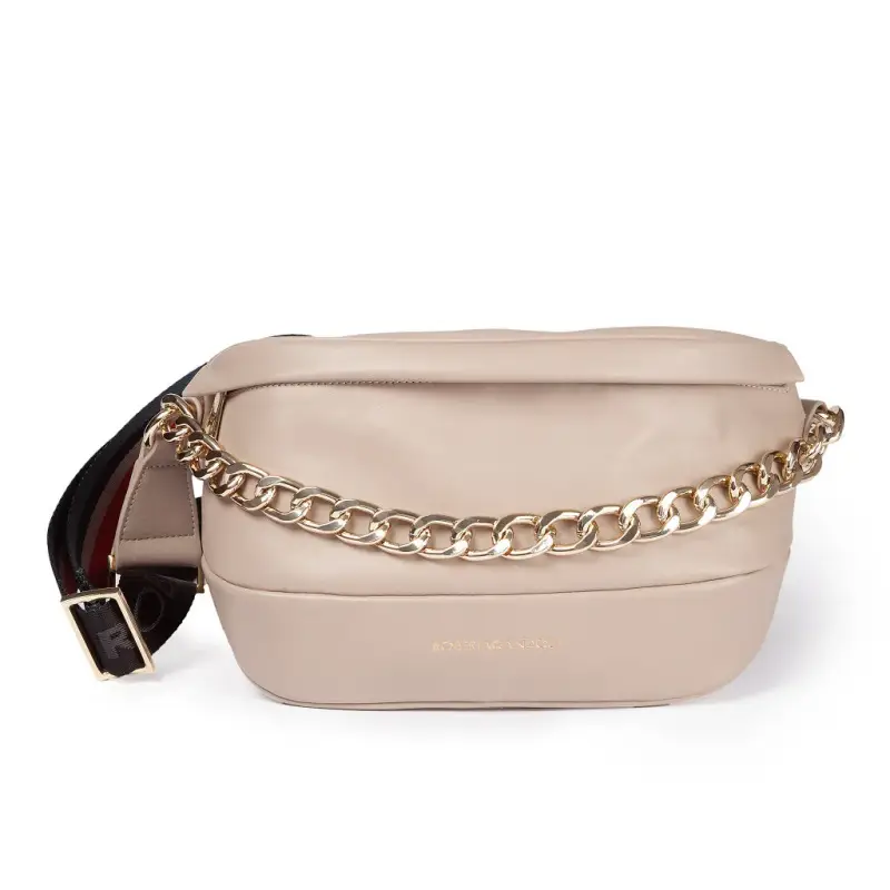 Borse donna Micol Belt Bag in pelle beige