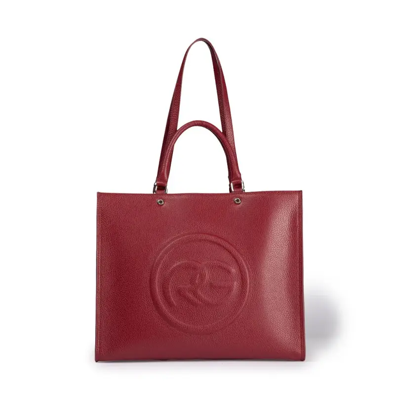 Borse donna Roberta Large in Pelle rossa
