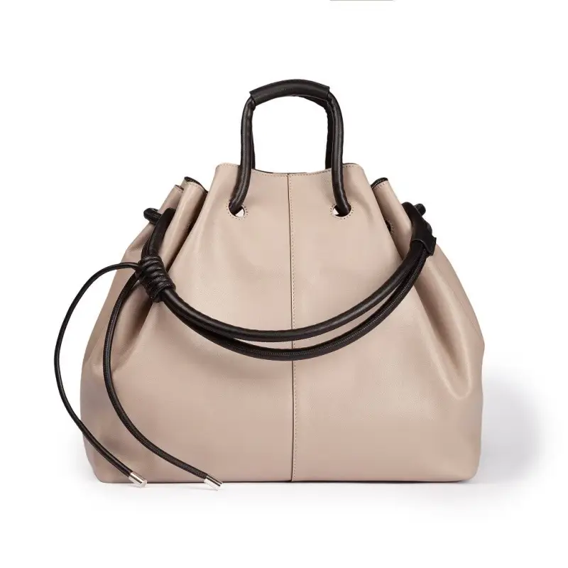 Borse Gisella Large in pelle beige