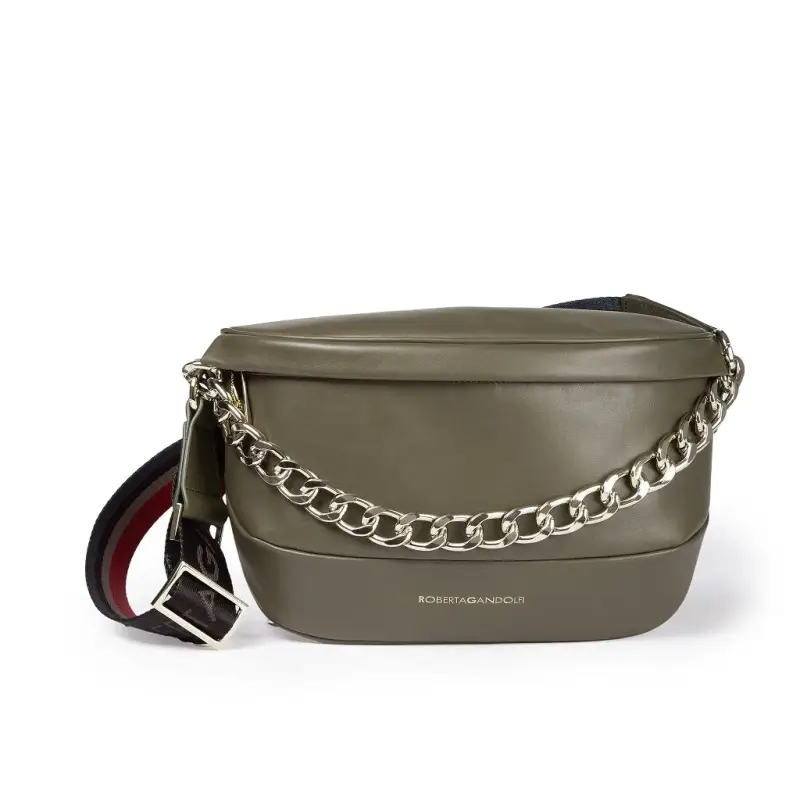 Borse Micol Belt Bag in pelle verde