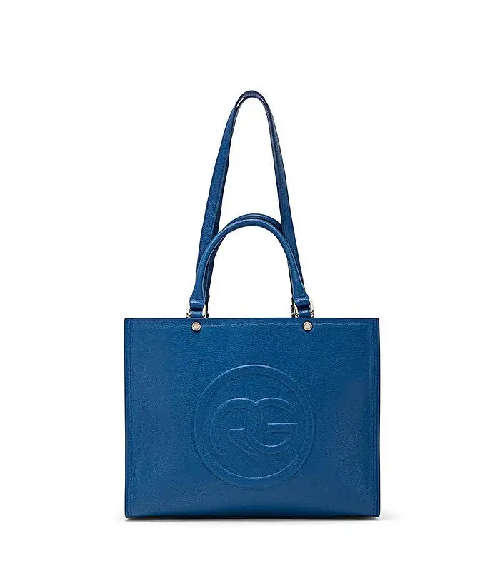 Borse Roberta medium in pelle blu