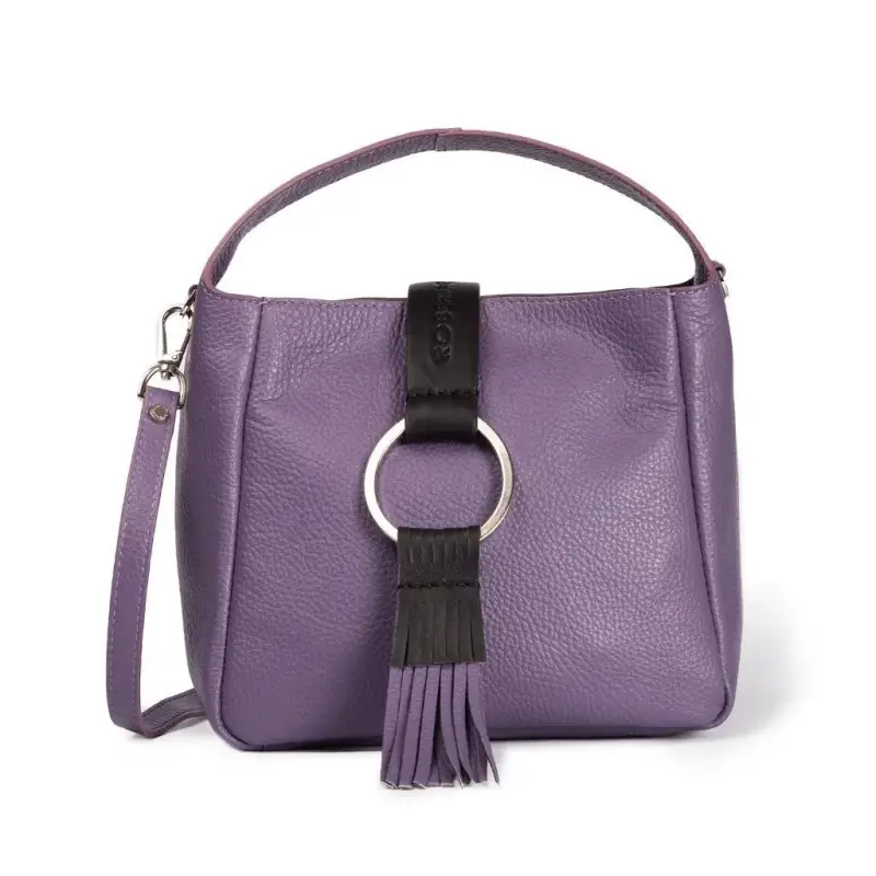 Borse Samanta hobo small in pelle viola