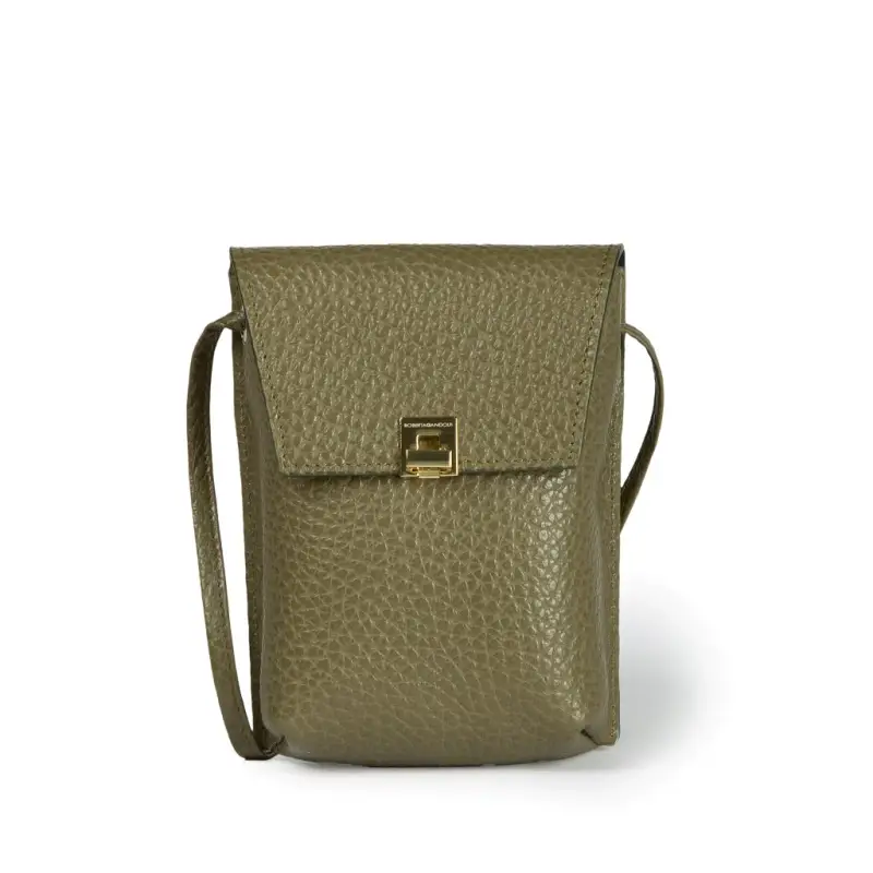 Portacellulari donna Elodie in pelle verde