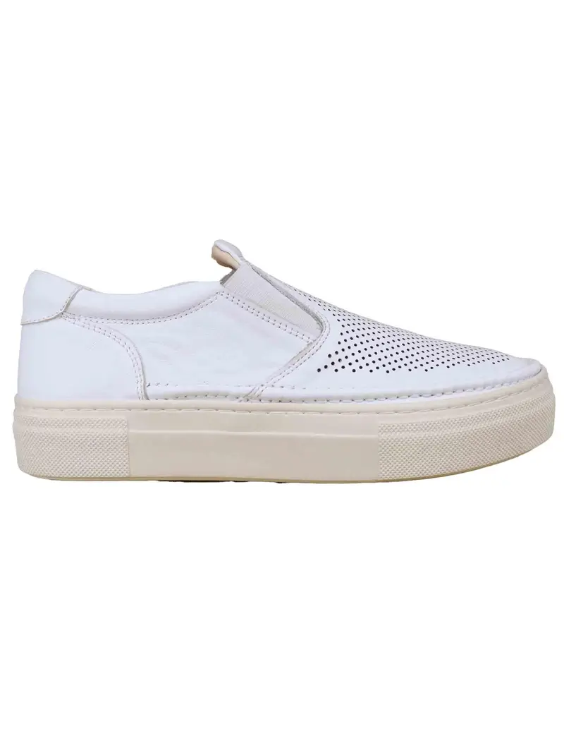 Sneakers donna in pelle bianca Donna SP6045 001