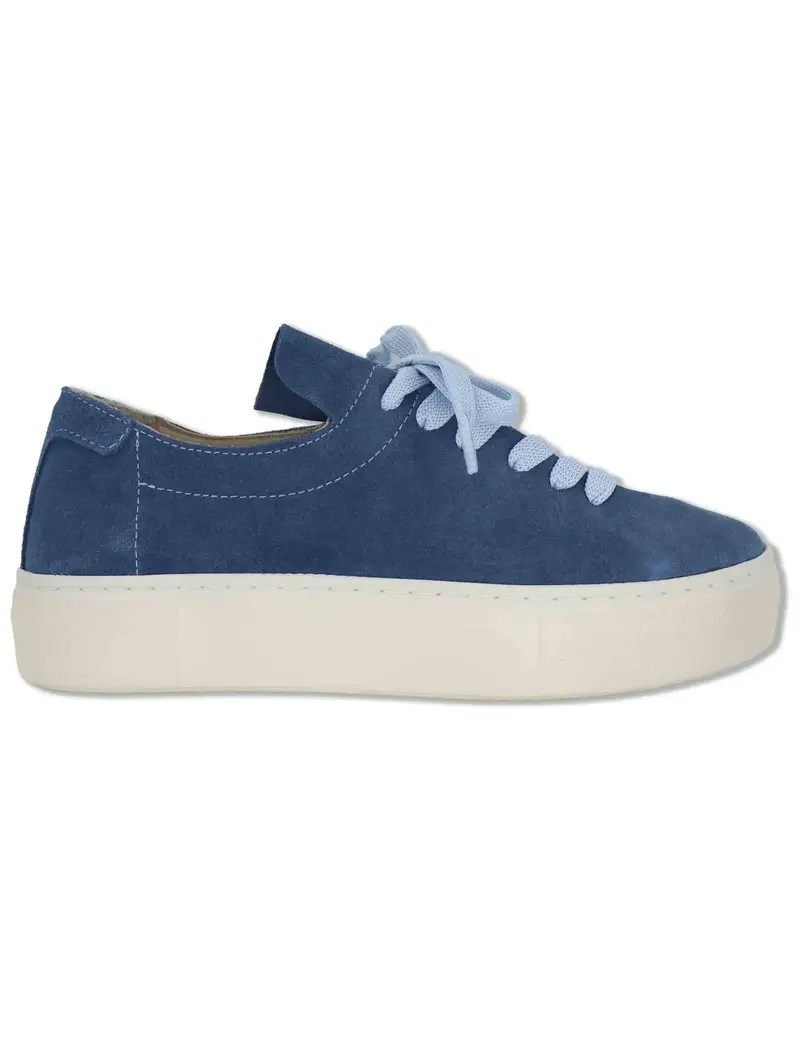 Sneakers in camoscio blu Donna SP60030 009