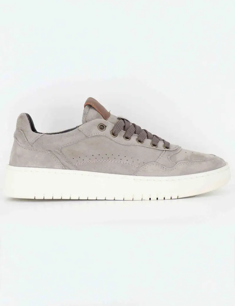 Sneakers in camoscio grigio Uomo SPOR5540 060