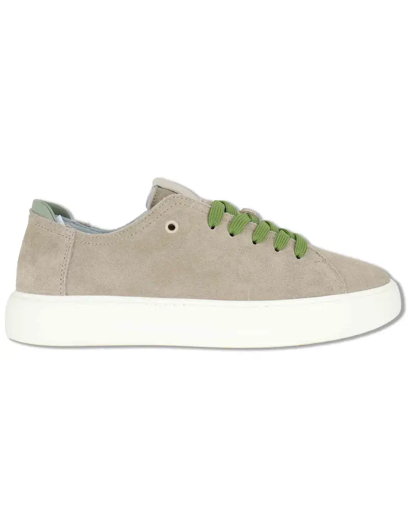Sneakers in camoscio sabbia con suola alta Uomo SPLU8020-U 100