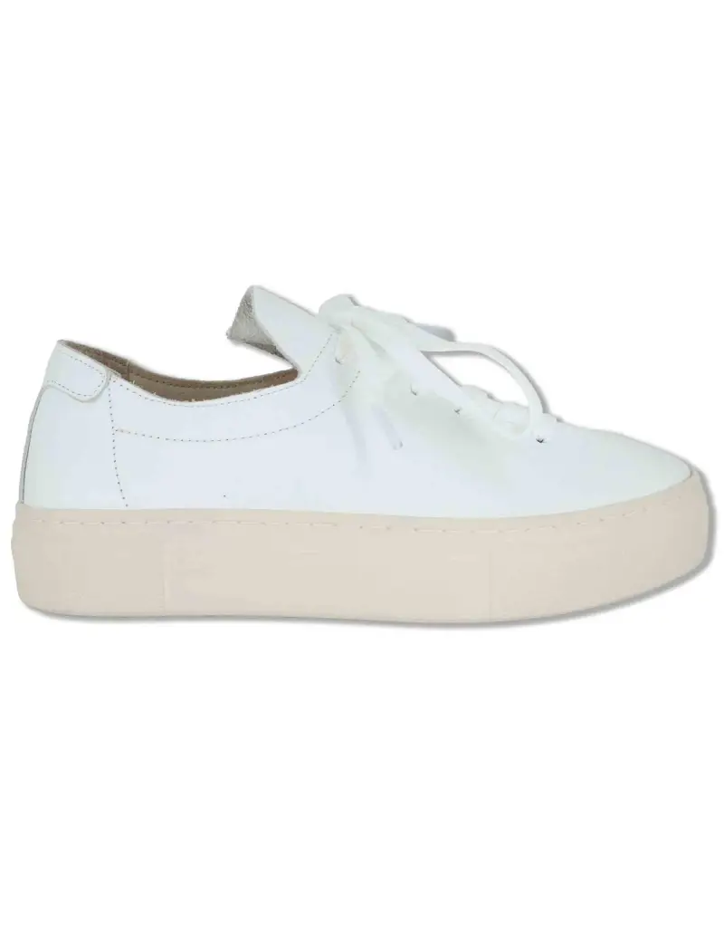 Sneakers in pelle bianca Donna SP60030 100