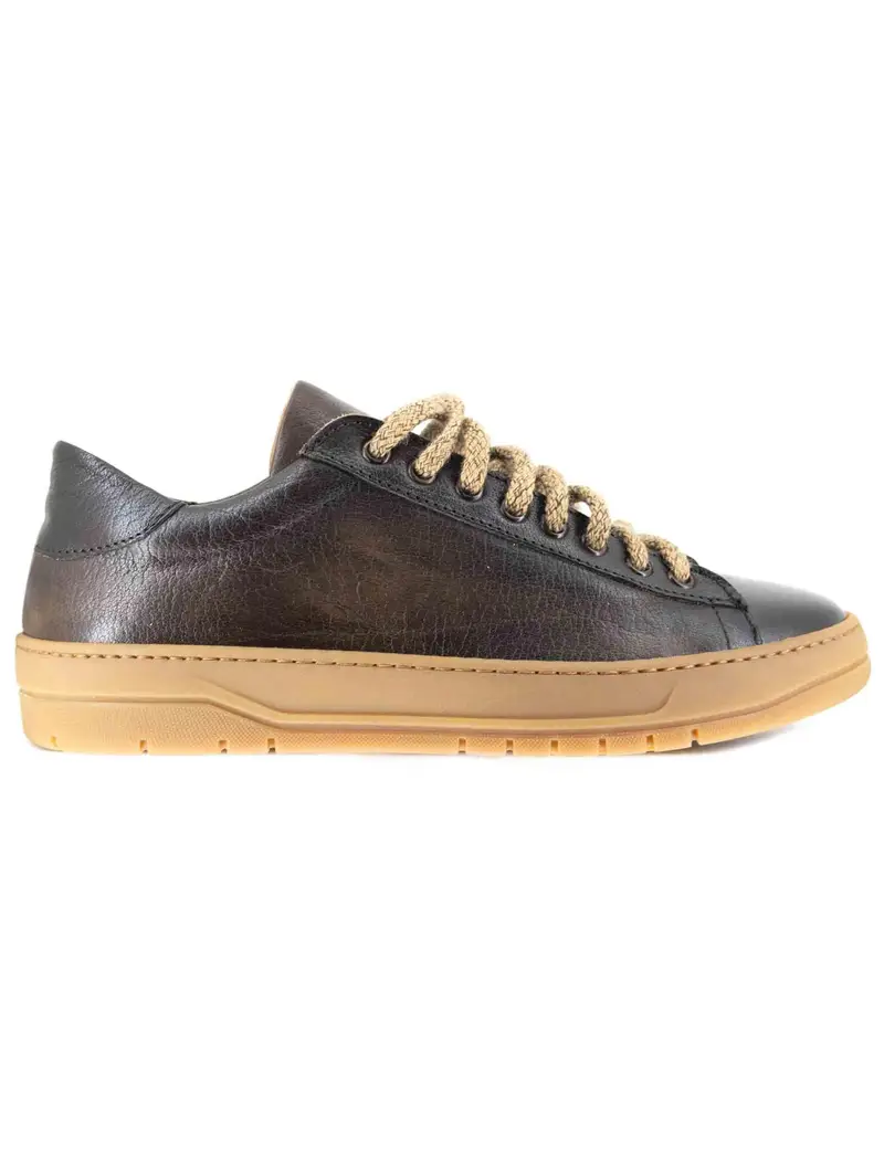 Sneakers in pelle marrone Uomo SP0622 014
