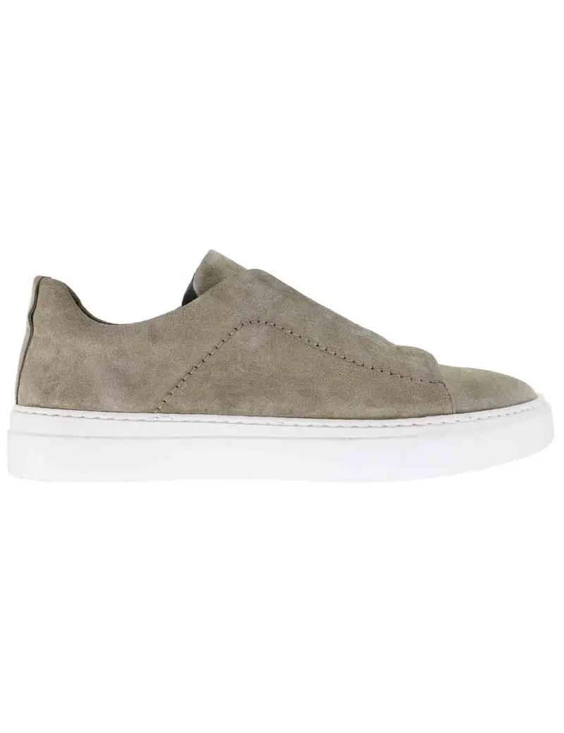 Sneakers uomo in camoscio taupe Uomo SP9626 032
