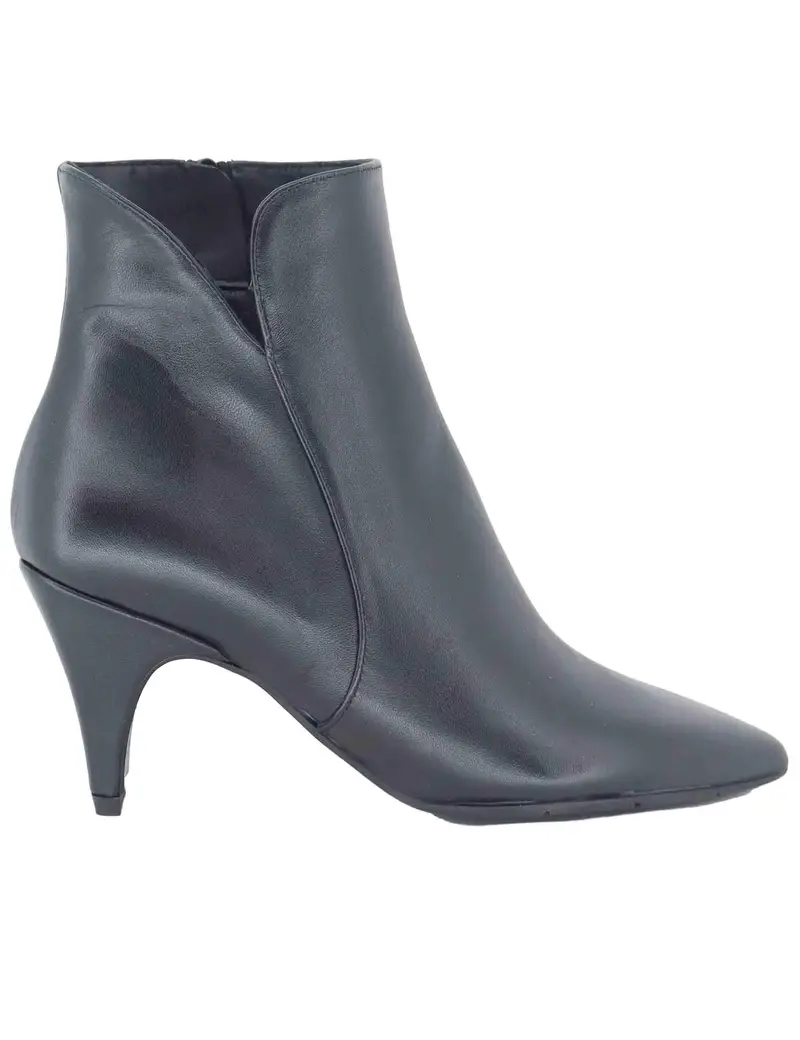 Stivaletti in pelle nera Donna SP2312 001