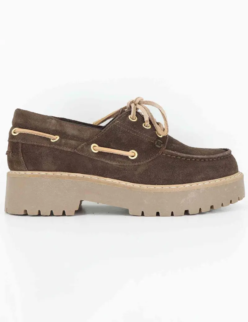 Stringate donna in crosta marrone Donna SP20 014