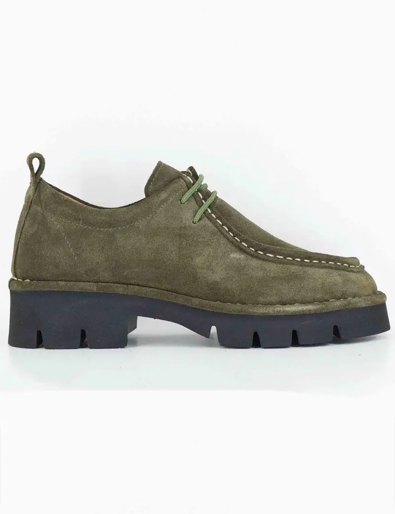 Stringate in crosta verde Donna SP45081 038