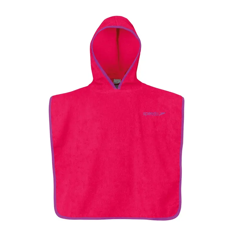 Accappatoio Poncho Microterry Fucsia Bambino TU