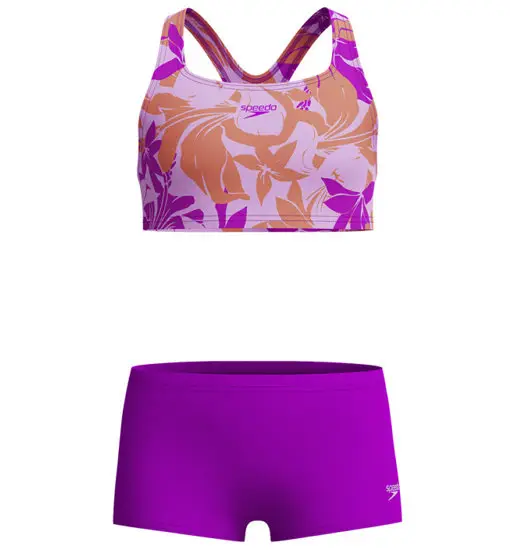 Allover 2PC Boyleg - costume - ragazza Violet