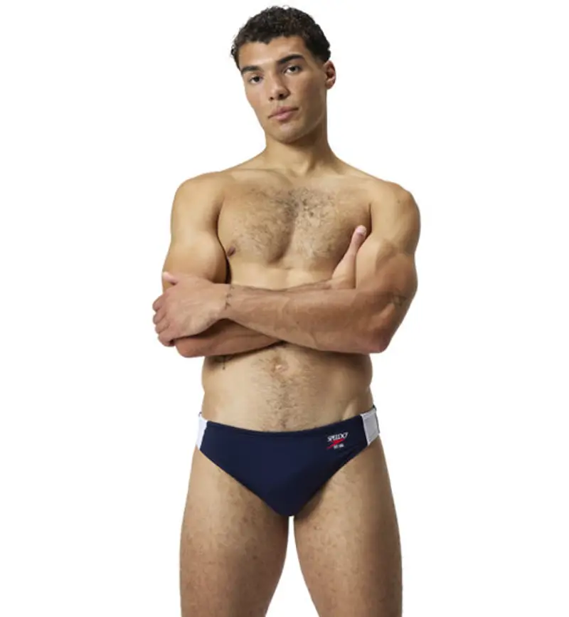 Colorblock Brief - costume - uomo Blue