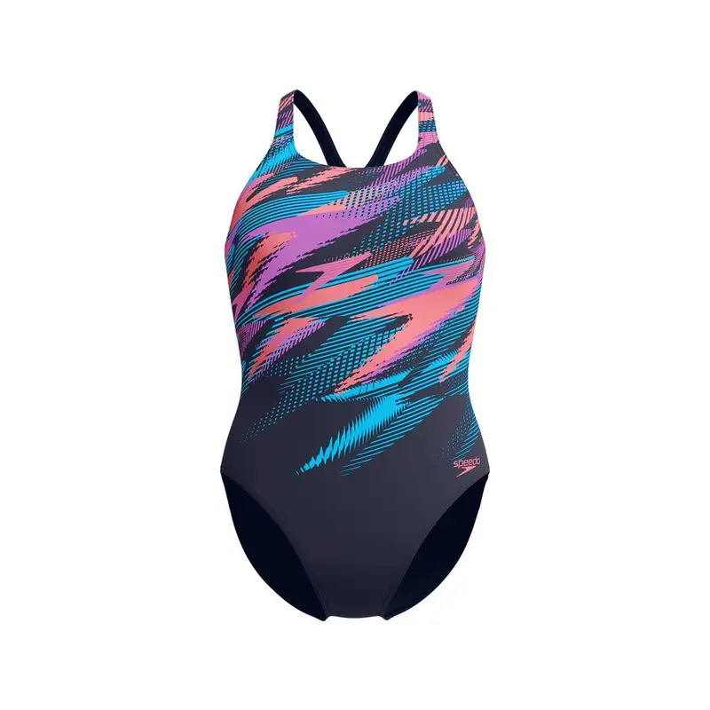 Costume Intero Piscina Digital Printed Navy Multi Donna 46