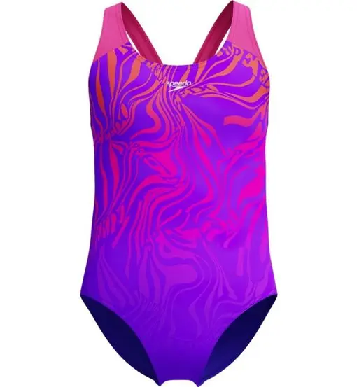 Digital Placement Splashback Jr - costume intero - ragazza Blue