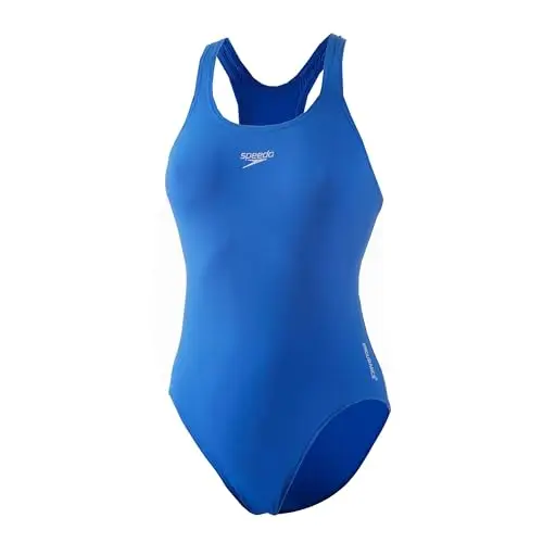 Speedo Eco Endurance+ Medalist Costume intero Bambina, Bondi Blu, 7
