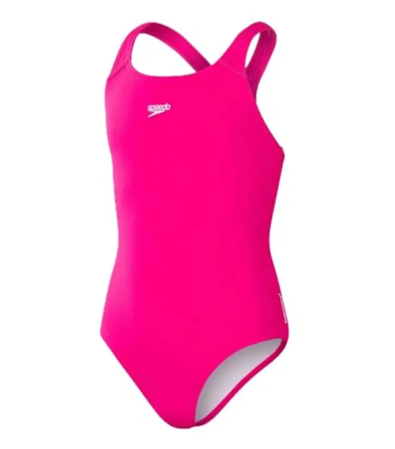 Speedo Eco Endurance+ Medalist Costume intero Bambina, Electric Rosa, 9-10 Anni